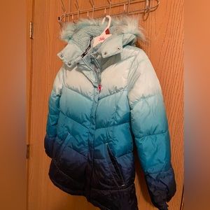 New Anorak Puffer Coat from Justice. Size 10
